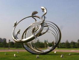 不銹鋼魚(yú)雕塑