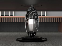 酒店不銹鋼雕塑