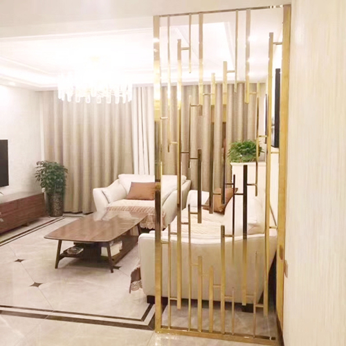 酒店不銹鋼屏風(fēng)隔斷