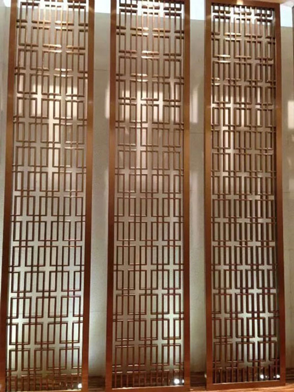 中式不銹鋼屏風(fēng)